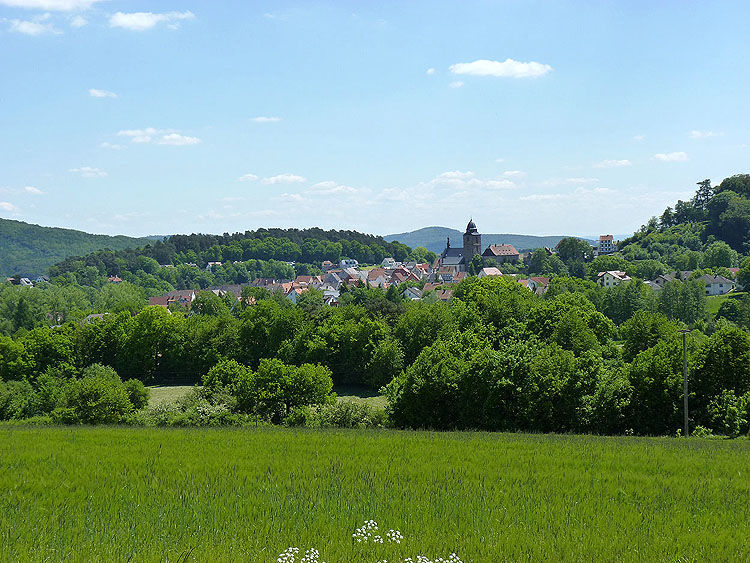 Blick auf Naumburg